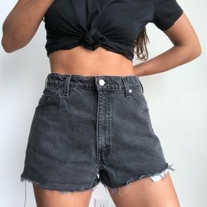 Rare Vintage Levi's 550 Orange Tab Cut Off Shorts 34